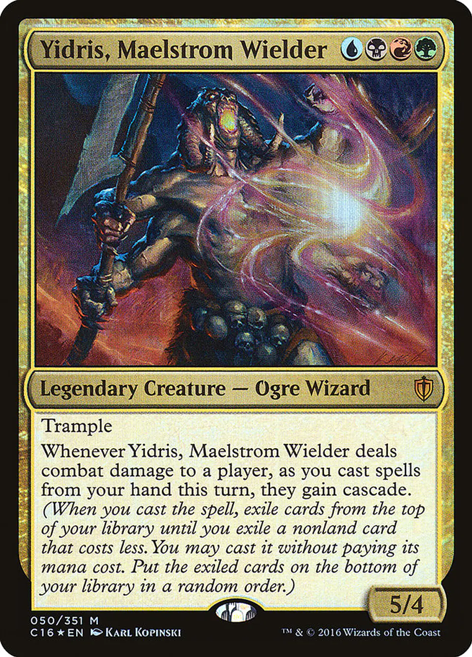 Yidris, Maelstrom Wielder (foil) | Inglés | NM | C16 1