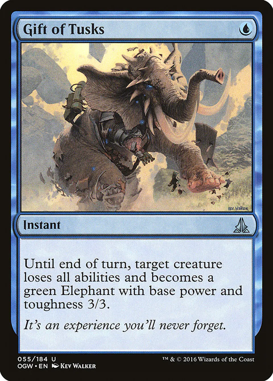 Gift of Tusks (foil) | Inglés | EX | OGW 1