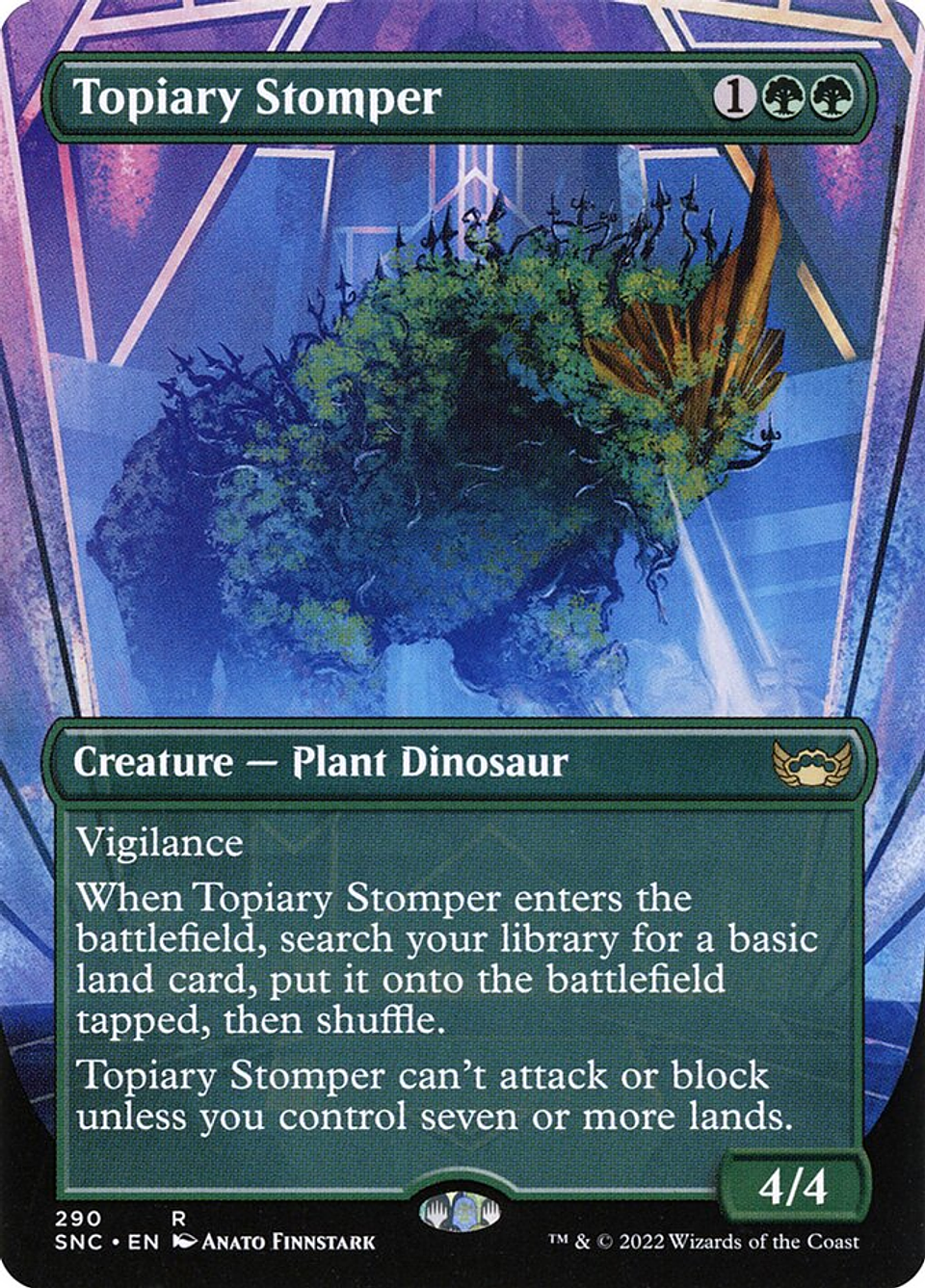 Topiary Stomper (Borderless foil) | Inglés | NM | SNC 1