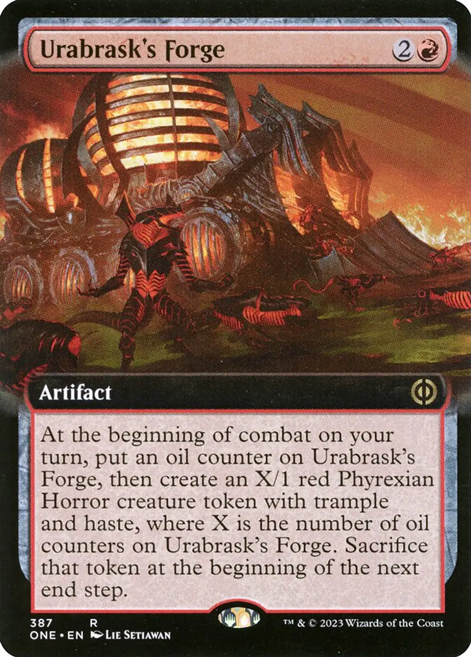 Urabrask's Forge (Extended Art foil) | Inglés | NM | ONE 1