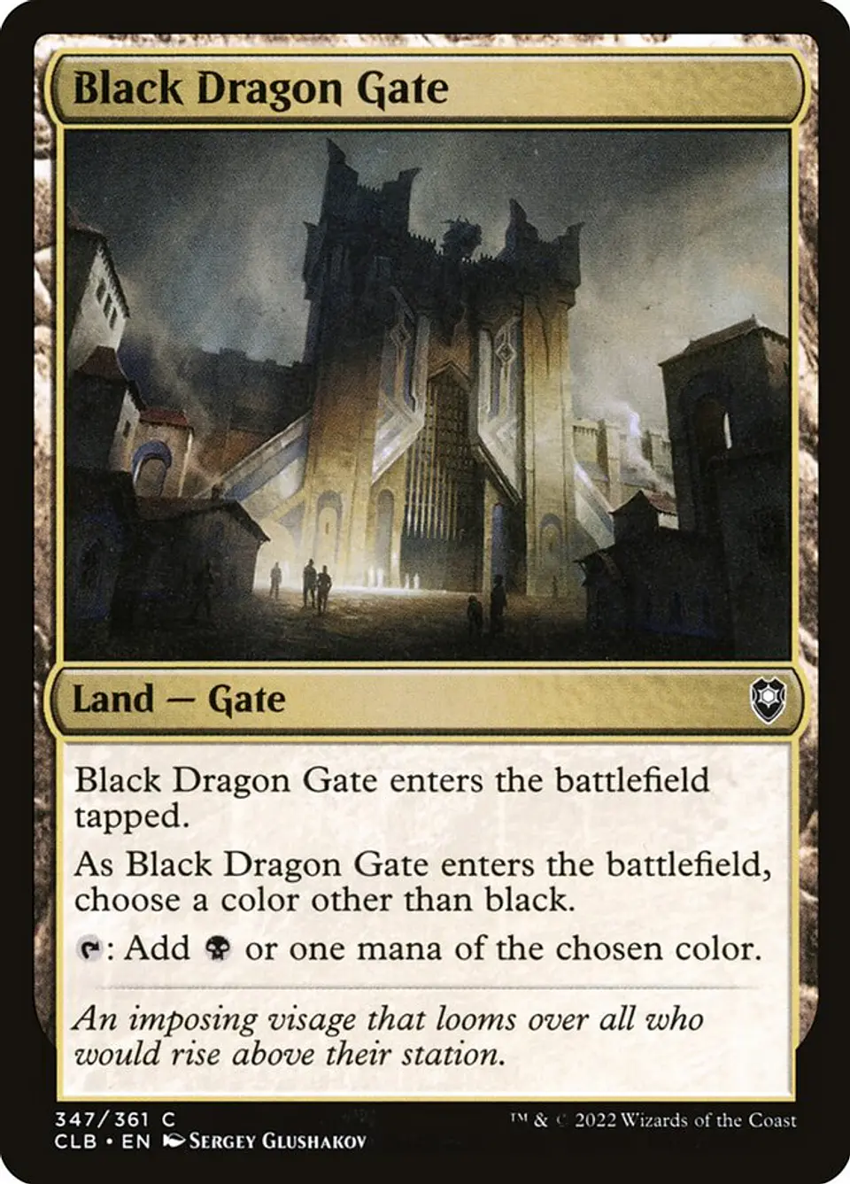 Black Dragon Gate | Inglés | NM | CLB 1