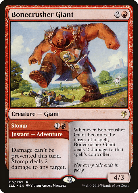 Bonecrusher Giant // Stomp | Inglés | EX | ELD