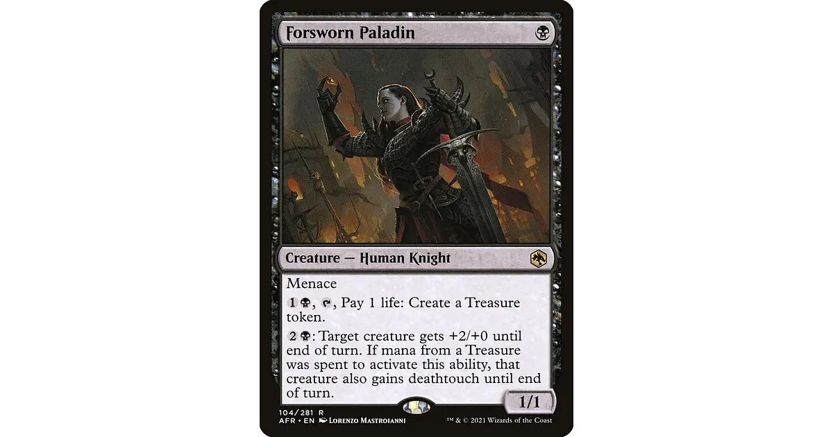 Forsworn Paladin | Inglés | EX | AFR
