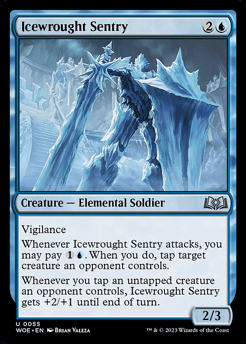 Icewrought Sentry (foil) | Inglés | NM | WOE