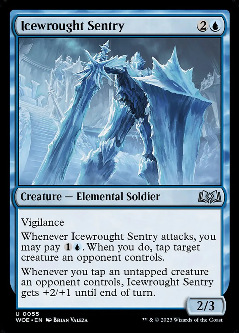 Icewrought Sentry (foil) | Inglés | NM | WOE 1