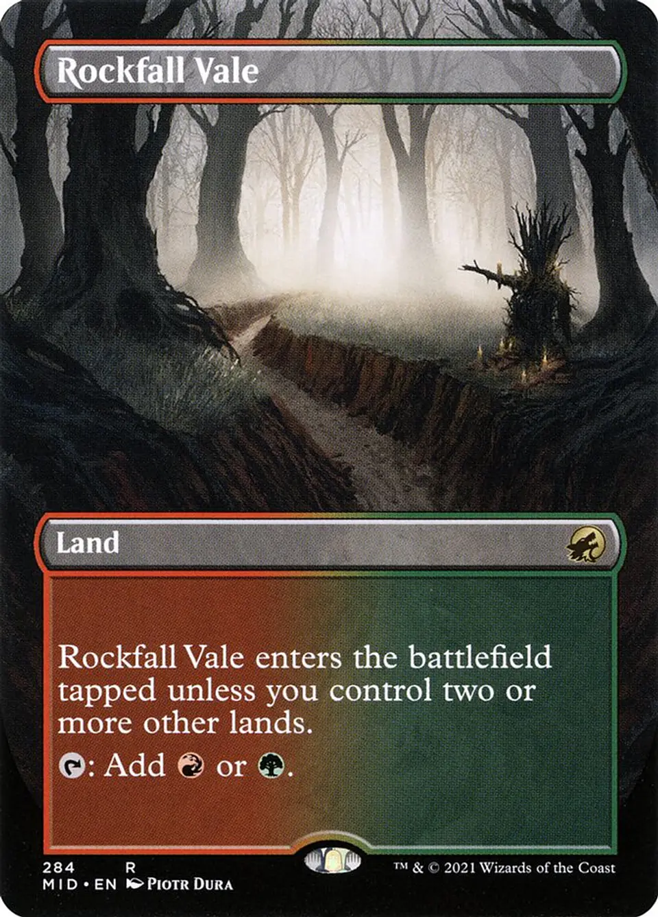 Rockfall Vale (Borderless) | Inglés | EX | MID 1