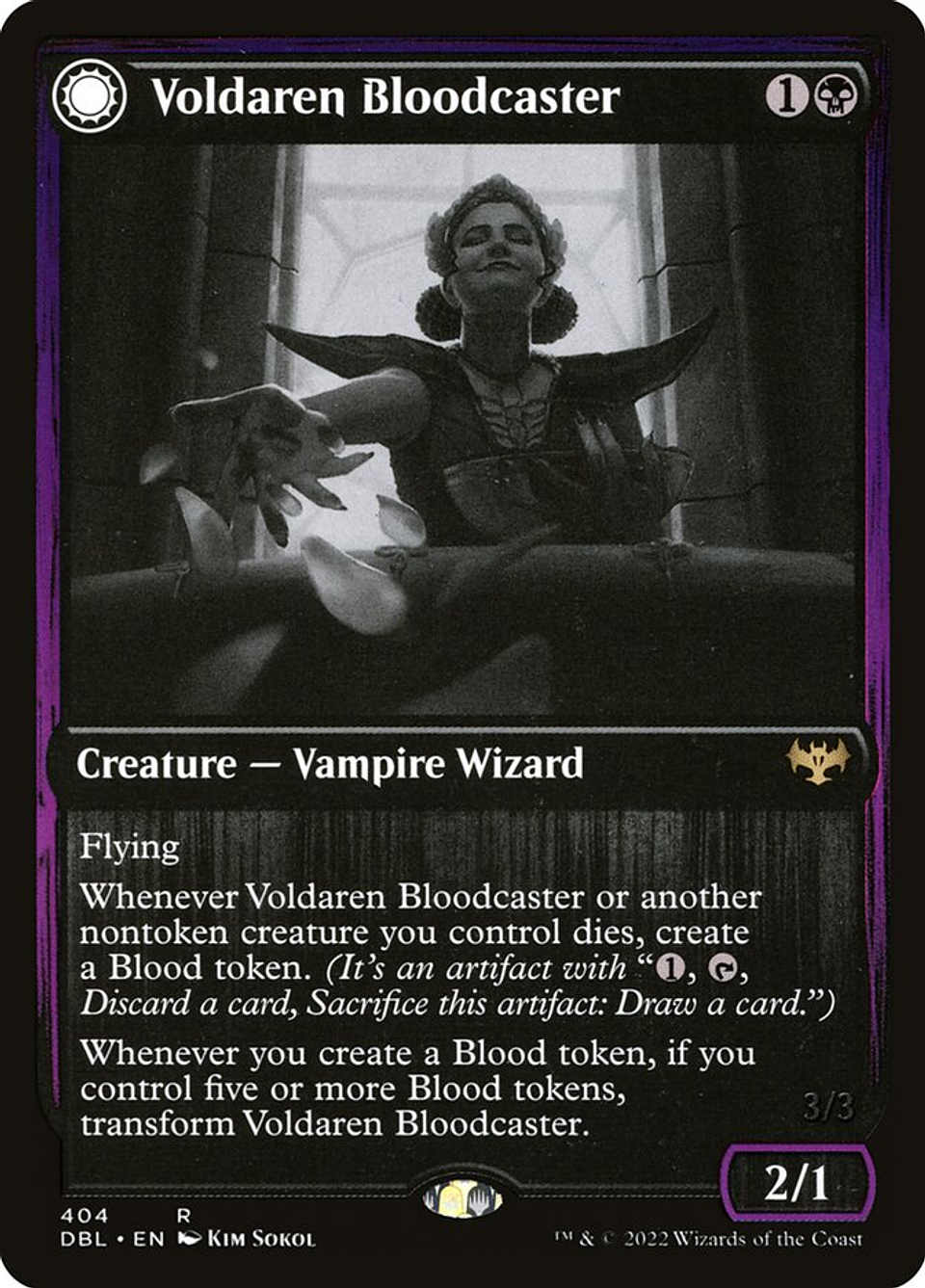 Voldaren Bloodcaster // Bloodbat Summoner | Inglés | EX | DBL 1