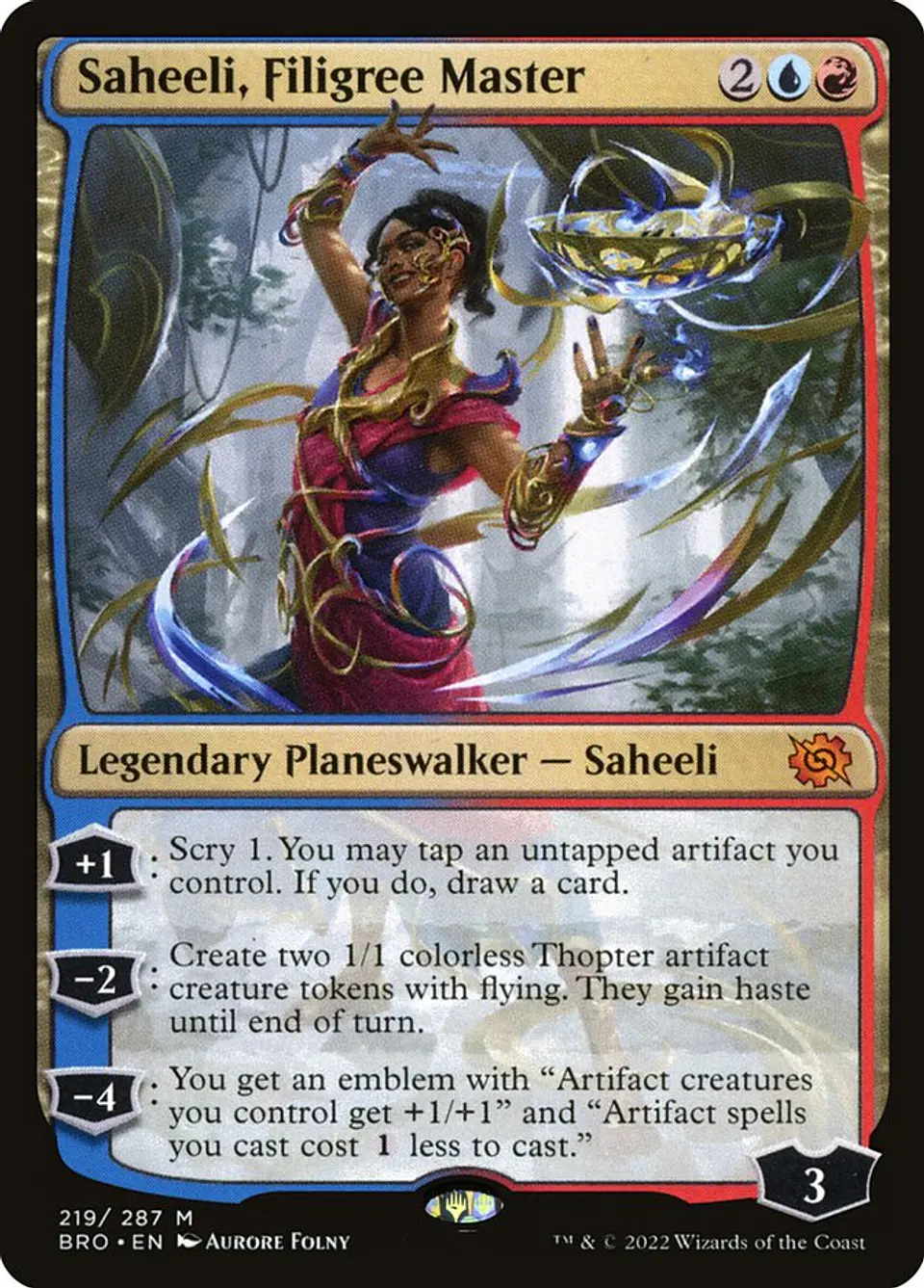 Saheeli, Filigree Master | Inglés | EX | BRO 1