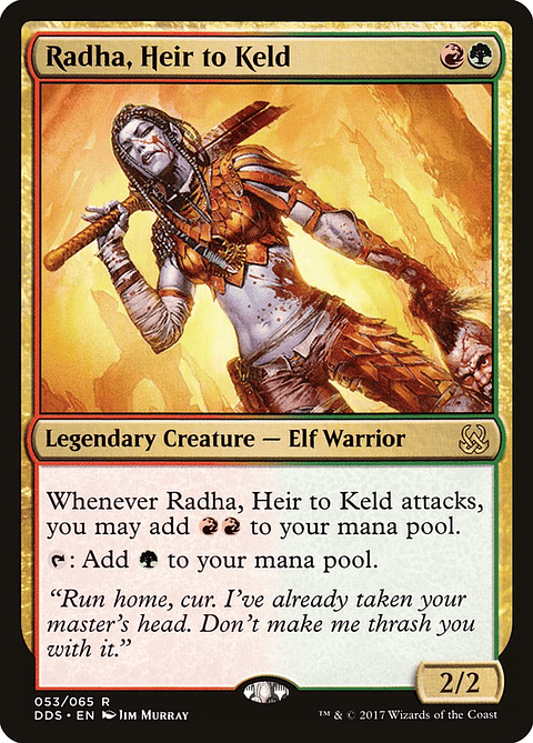 Radha, Heir to Keld | Inglés | EX | DDS