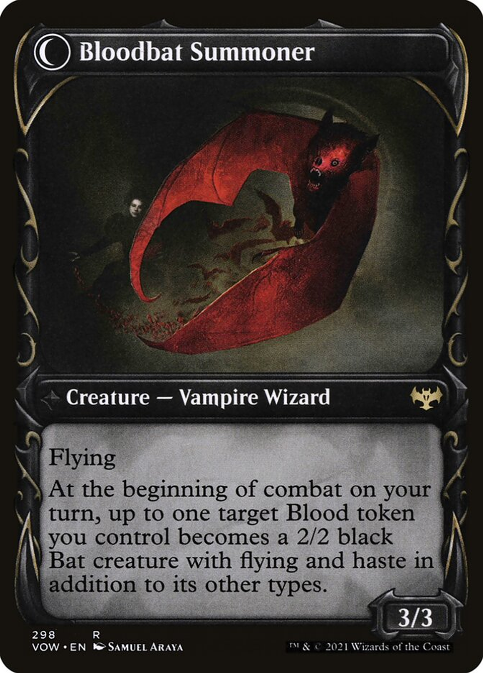 Voldaren Bloodcaster // Bloodbat Summoner (Showcase foil) | Inglés | NM | VOW 2