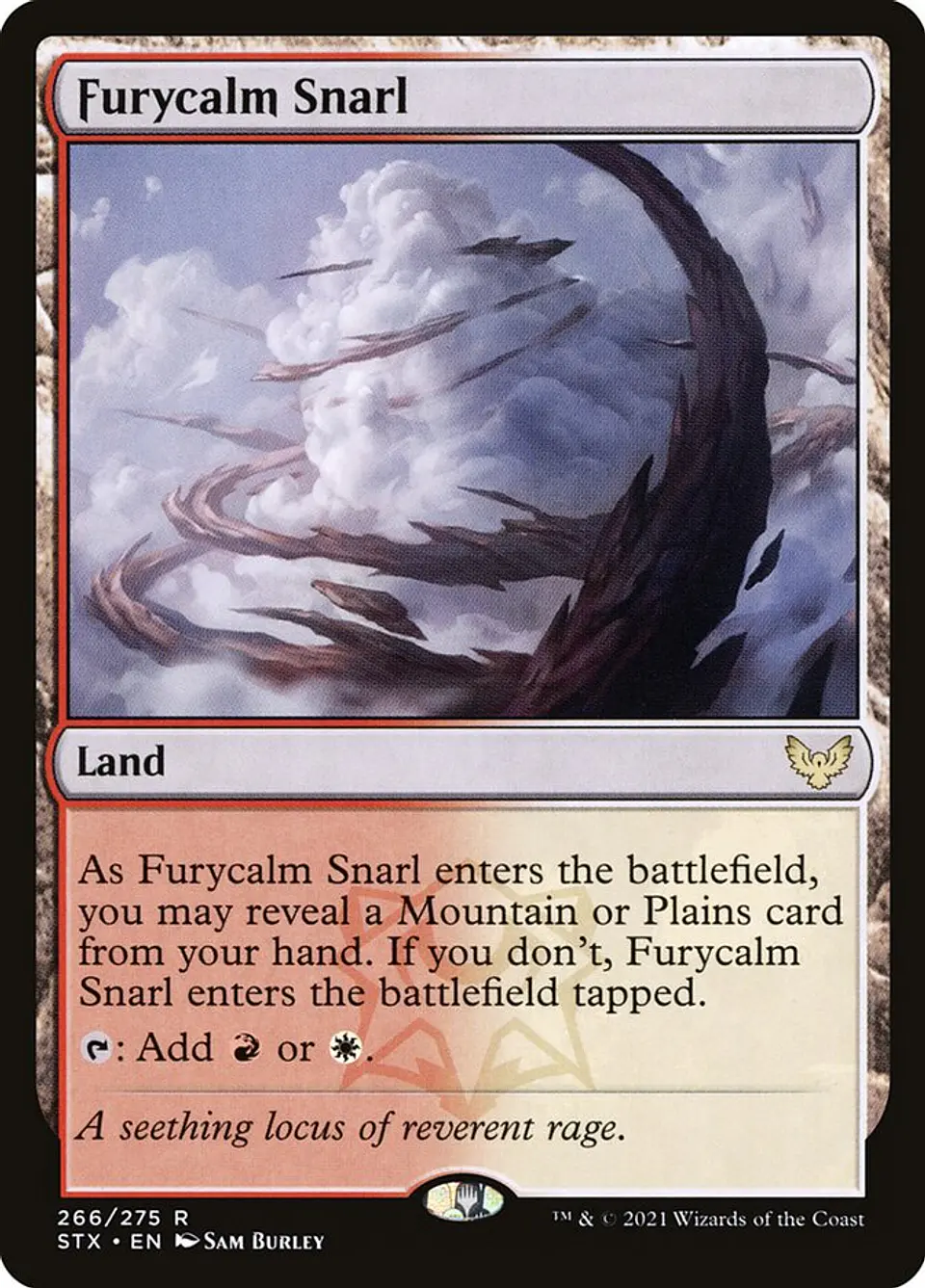 Furycalm Snarl (foil) | Inglés | EX | STX 1