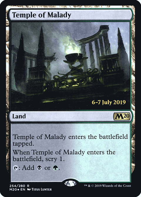 Temple of Malady (Launch foil) | Español | NM | PM20