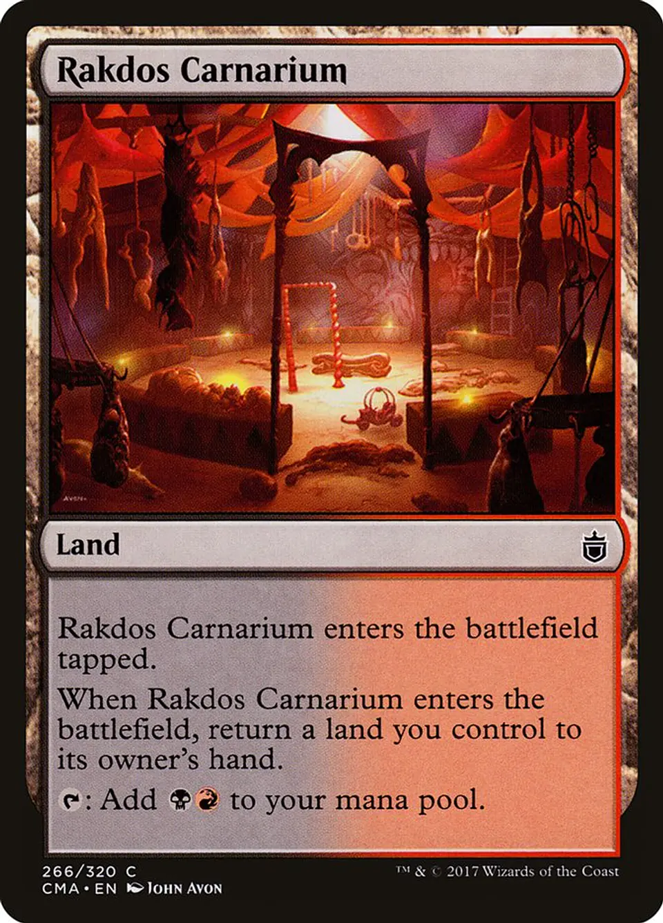 Rakdos Carnarium | Inglés | NM | CMA 1
