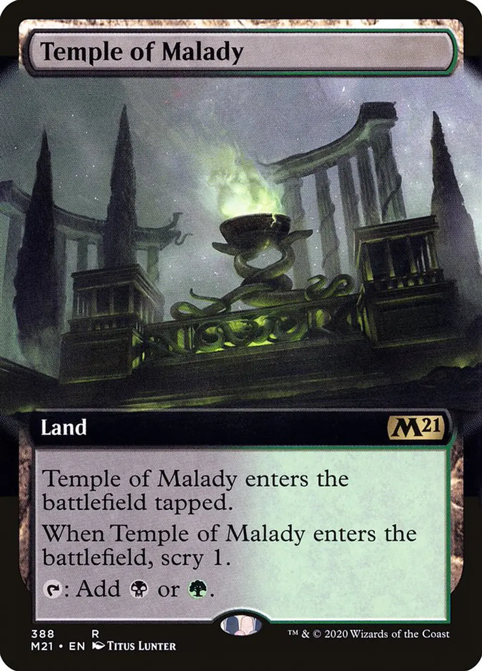 Temple of Malady (Extended Art) | Español | NM | M21 1