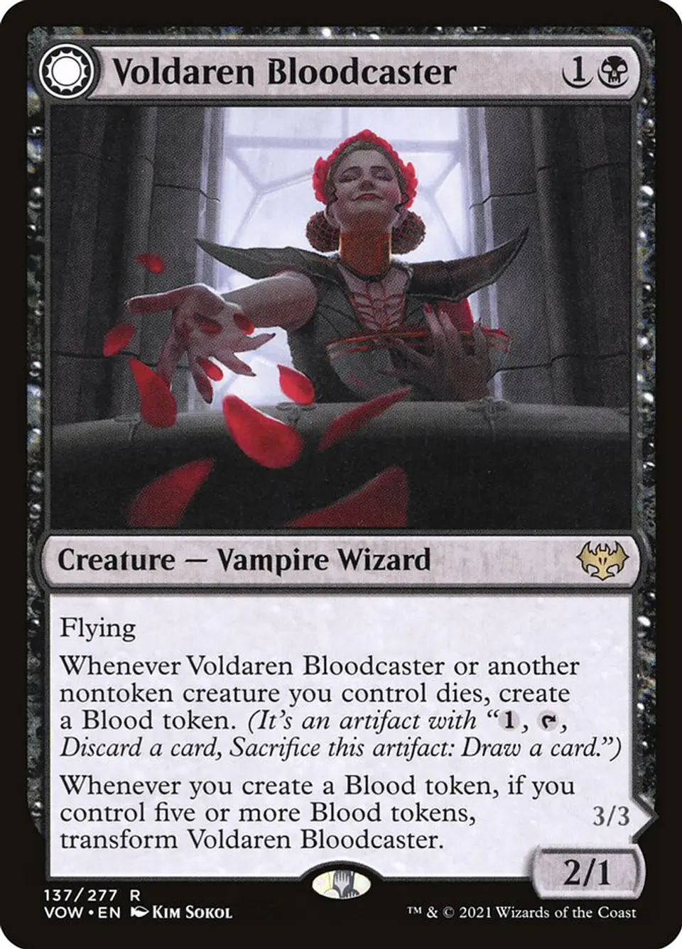 Voldaren Bloodcaster // Bloodbat Summoner | Inglés | NM | VOW 1