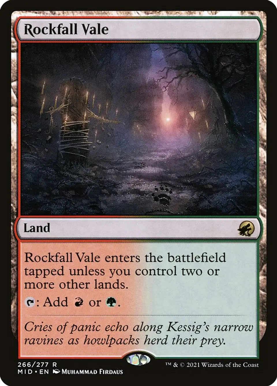 Rockfall Vale | Inglés | EX | MID 1