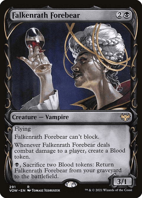 Falkenrath Forebear (Showcase foil) | Inglés | EX | VOW