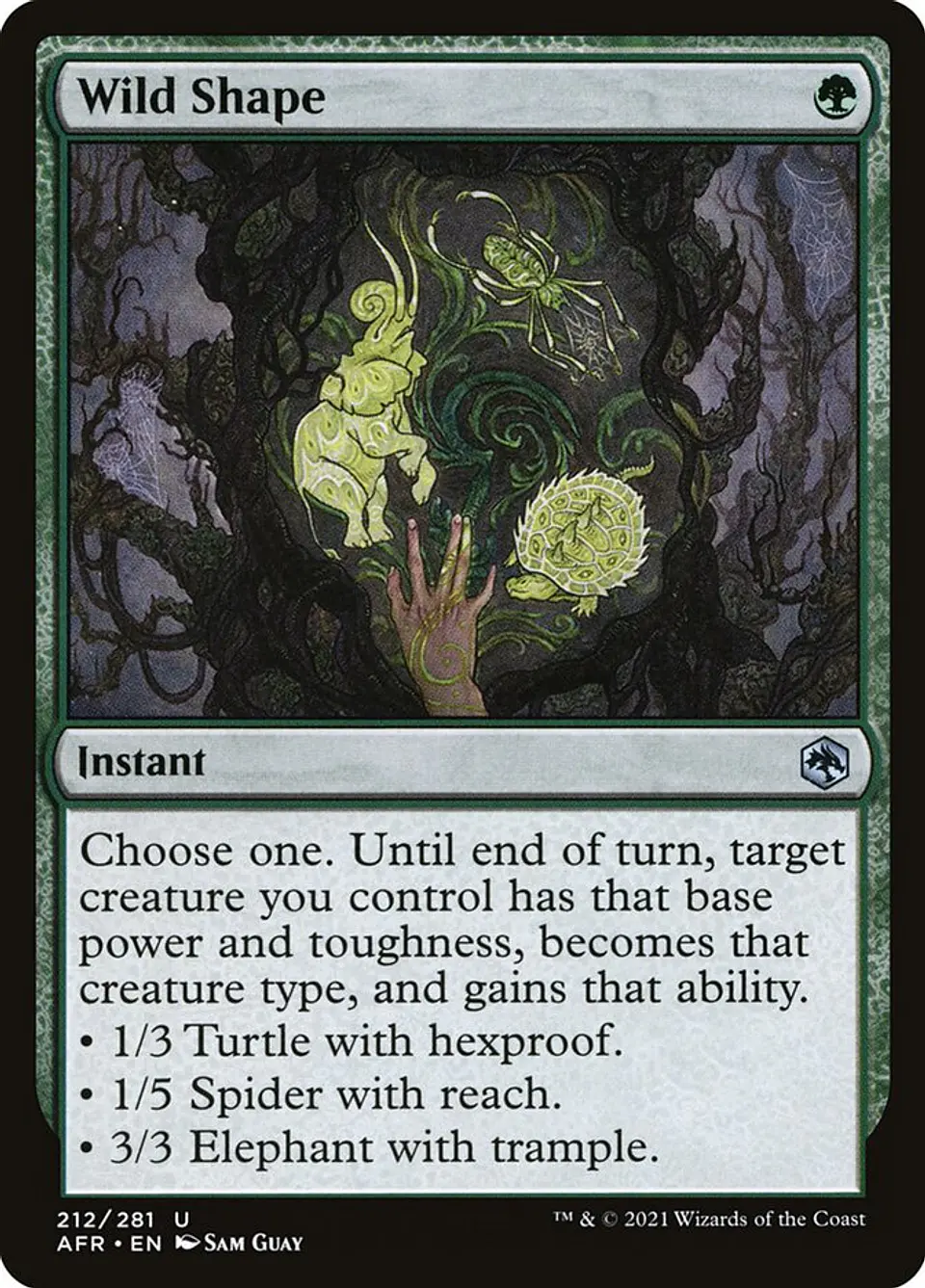 Wild Shape | Inglés | NM | AFR 1