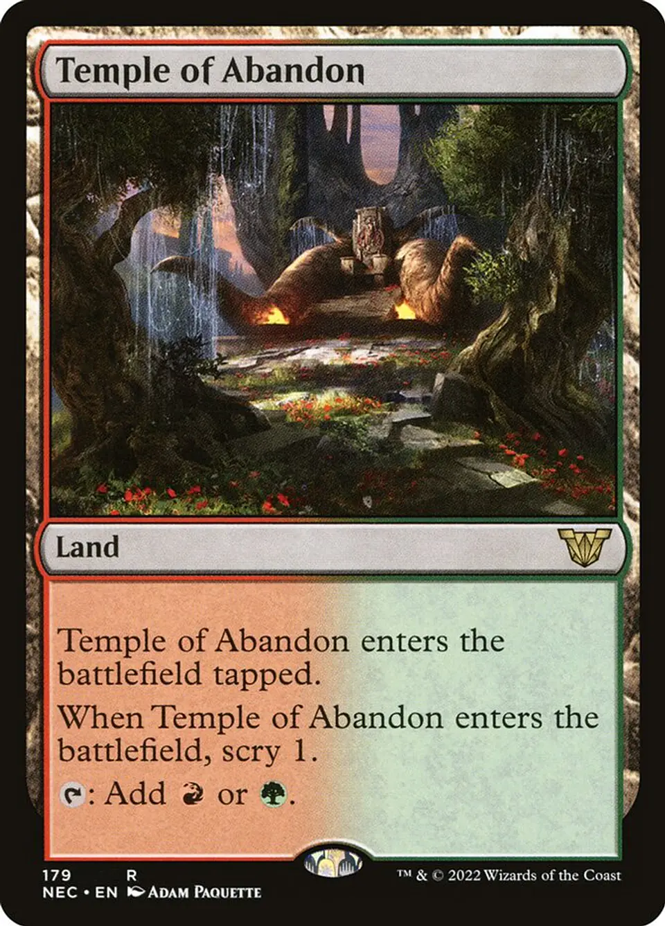 Temple of Abandon | Español | NM | NEC 1