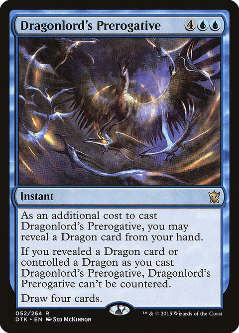 Dragonlord's Prerogative | Inglés | EX | DTK