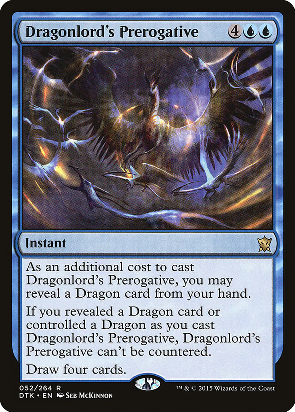 Dragonlord's Prerogative | Inglés | EX | DTK 1