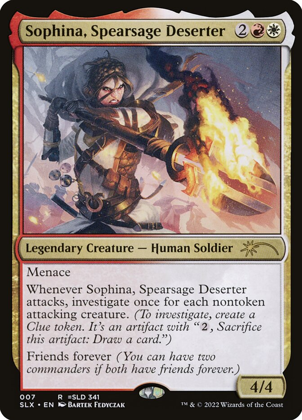 Sophina, Spearsage Deserter | Inglés | NM | SLX 1