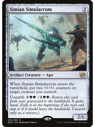 Simian Simulacrum | Inglés | NM | BRO