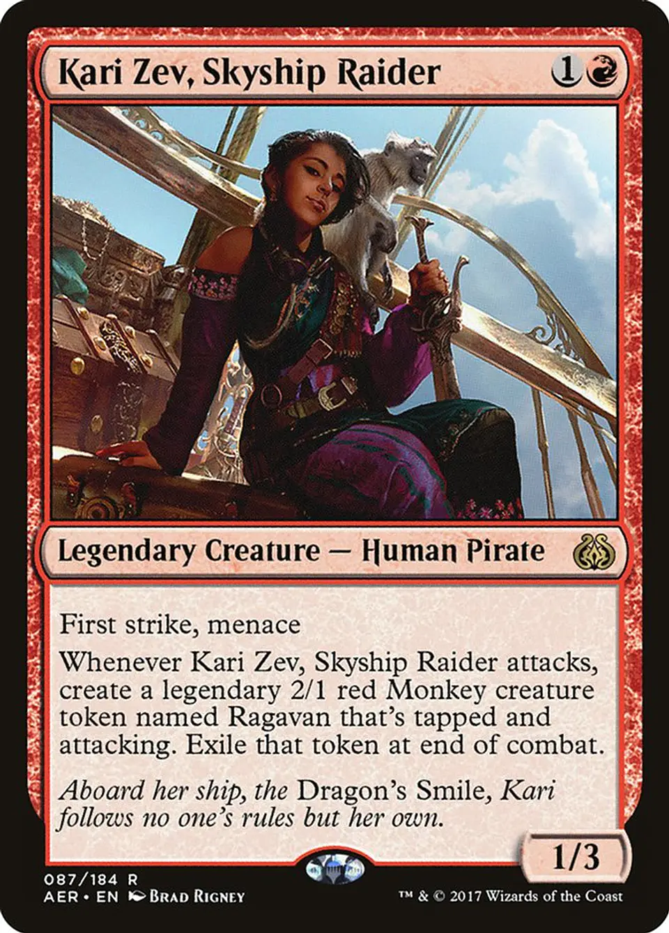 Kari Zev, Skyship Raider | Inglés | NM | AER 1