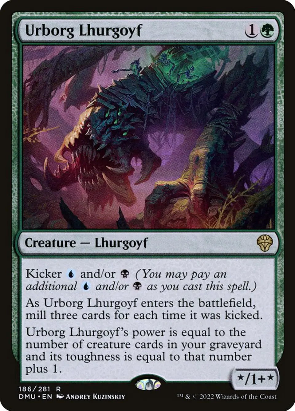 Urborg Lhurgoyf (foil) | Inglés | NM | DMU 1