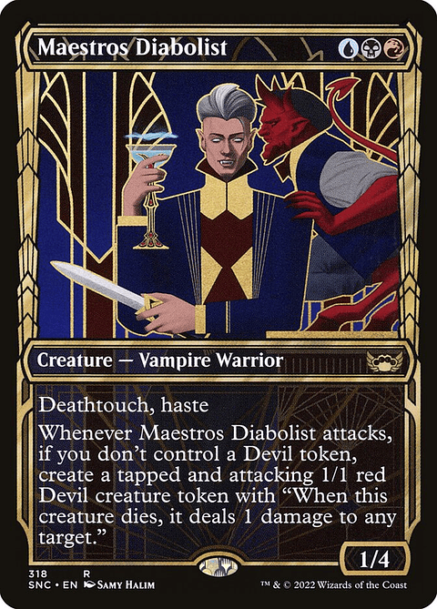 Maestros Diabolist (Showcase foil) | Inglés | NM | SNC