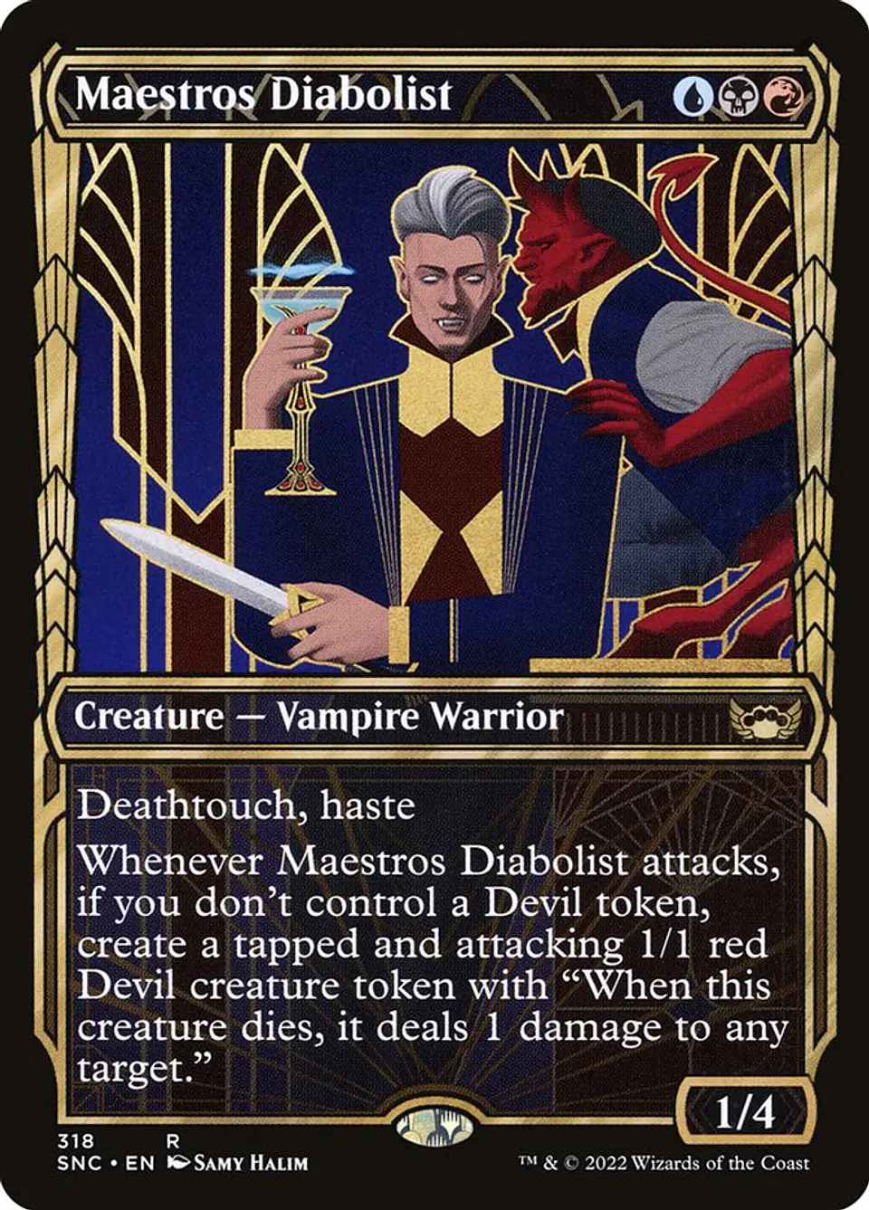 Maestros Diabolist (Showcase foil) | Inglés | NM | SNC 1