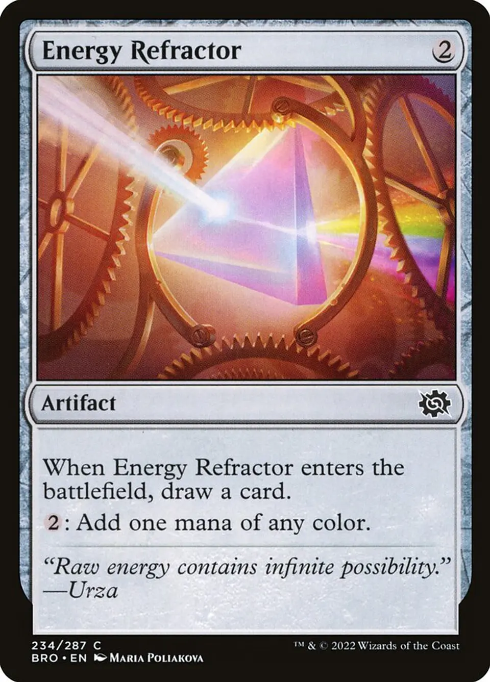 Energy Refractor | Inglés | NM | BRO 1