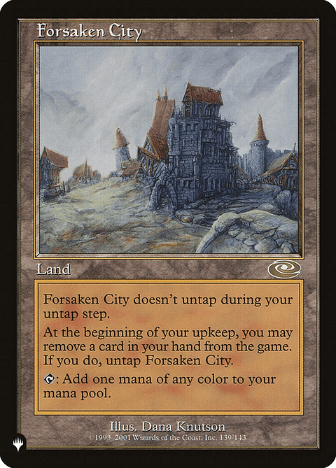 Forsaken City (Retro Frame) | Inglés | EX | PLST