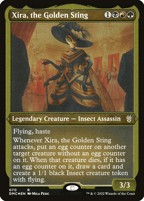 Xira, the Golden Sting (Etched) | Inglés | EX | DMC