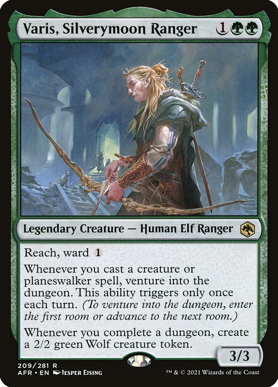 Varis, Silverymoon Ranger (foil) | Español | NM | AFR 1