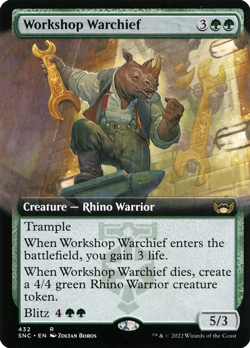 Workshop Warchief (Extended Art) | Inglés | EX | SNC 1
