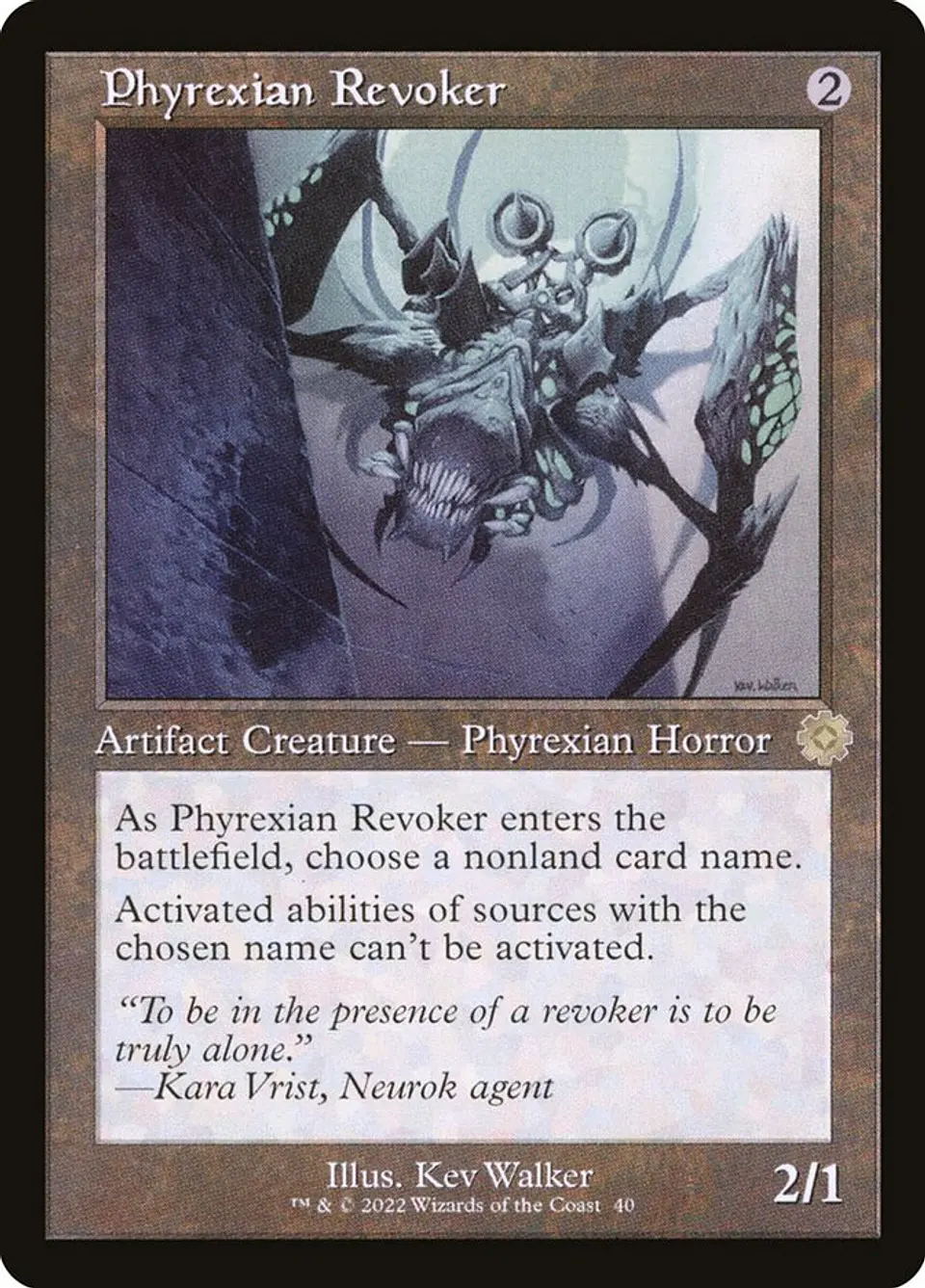 Phyrexian Revoker (Retro Frame) | Inglés | NM | BRR 1