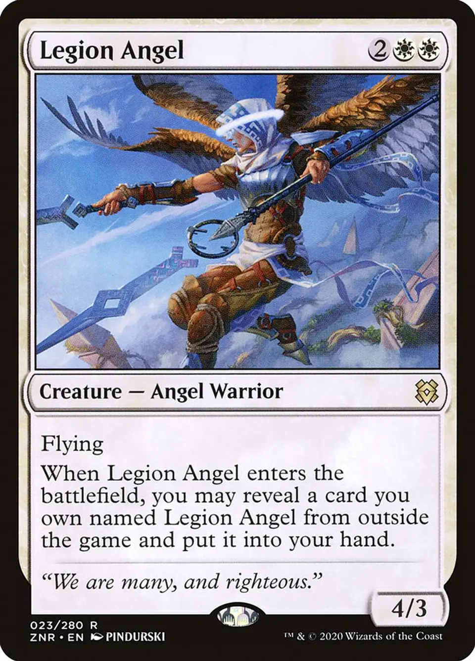 Legion Angel | Inglés | EX | ZNR 1