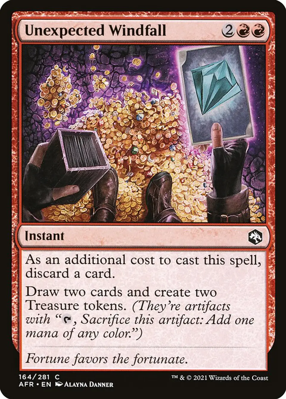Unexpected Windfall (foil) | Inglés | NM | AFR 1