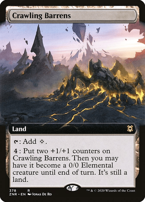 Crawling Barrens (Extended Art) | Inglés | EX | ZNR