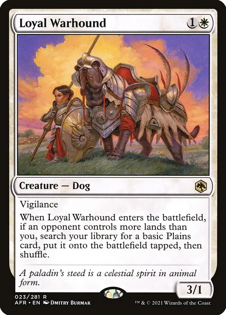 Loyal Warhound | Inglés | NM | AFR 1