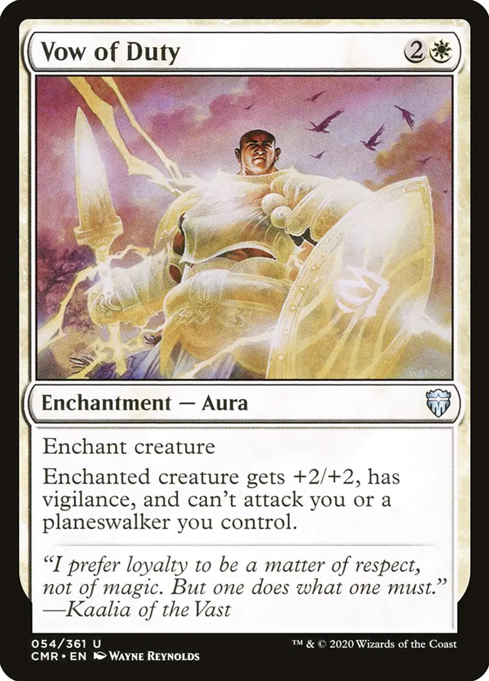 Vow of Duty (foil) | Inglés | NM | CMR 1
