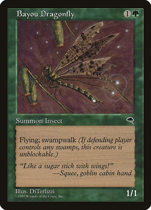 Bayou Dragonfly (Retro Frame) | Inglés | HP | TMP