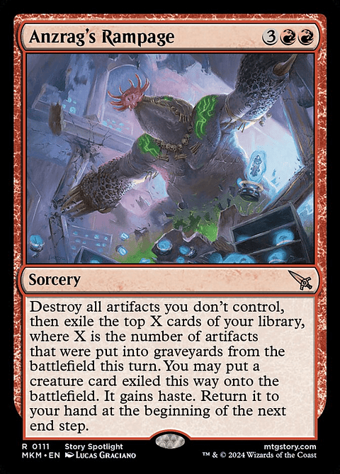 Anzrag's Rampage | Español | NM | MKM