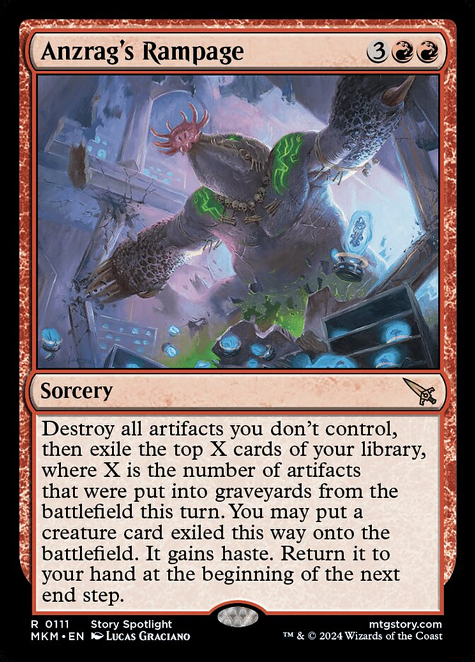 Anzrag's Rampage | Español | NM | MKM 1