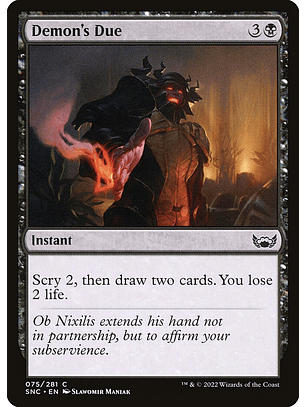 Demon's Due (foil) | Español | NM | SNC