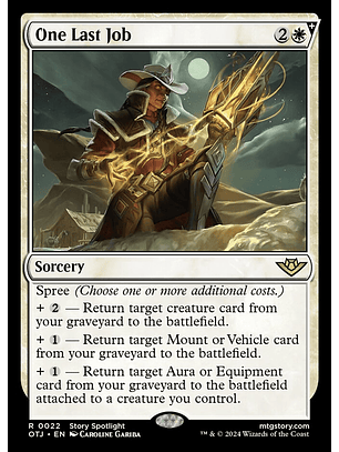 One Last Job (foil) | Español | NM | OTJ