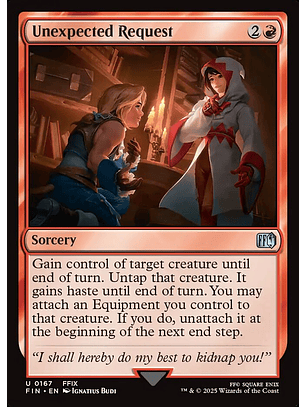 Unexpected Request (foil) | Español | NM | FIN