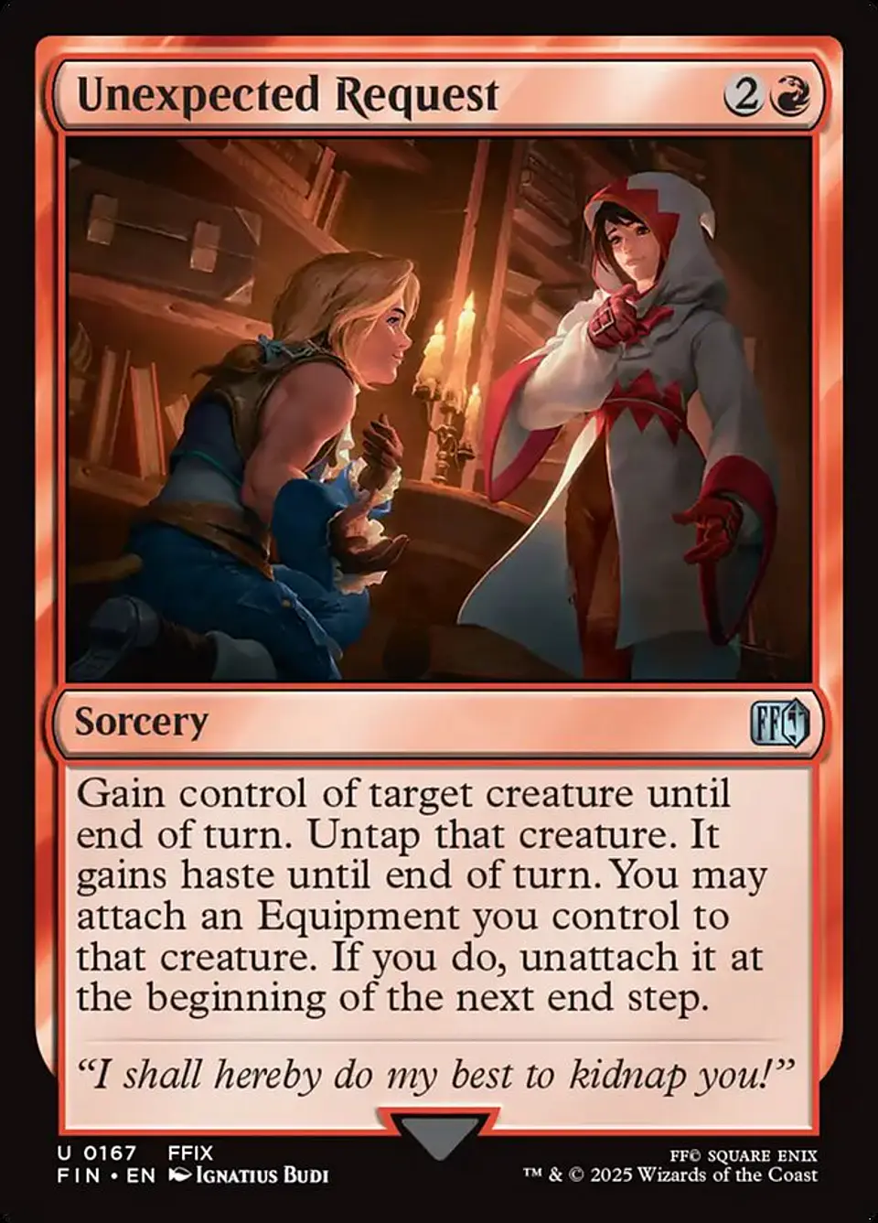 Unexpected Request (foil) | Español | NM | FIN 1