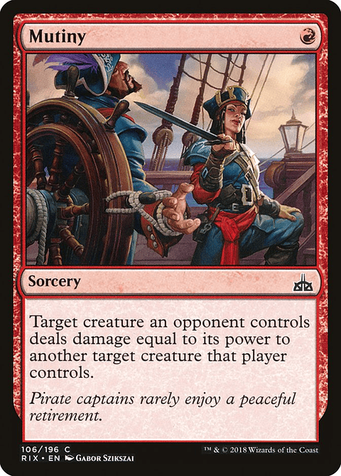 Mutiny | Español | NM | RIX